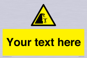 Custom Warning unstable cliff